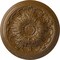 Ekena Millwork Damon Ceiling Medallion (Fits Canopies up to 3 3/8"), 20"OD x 1 1/2"P, Smokey Topaz Crackle CM20DASTC - alternate 1